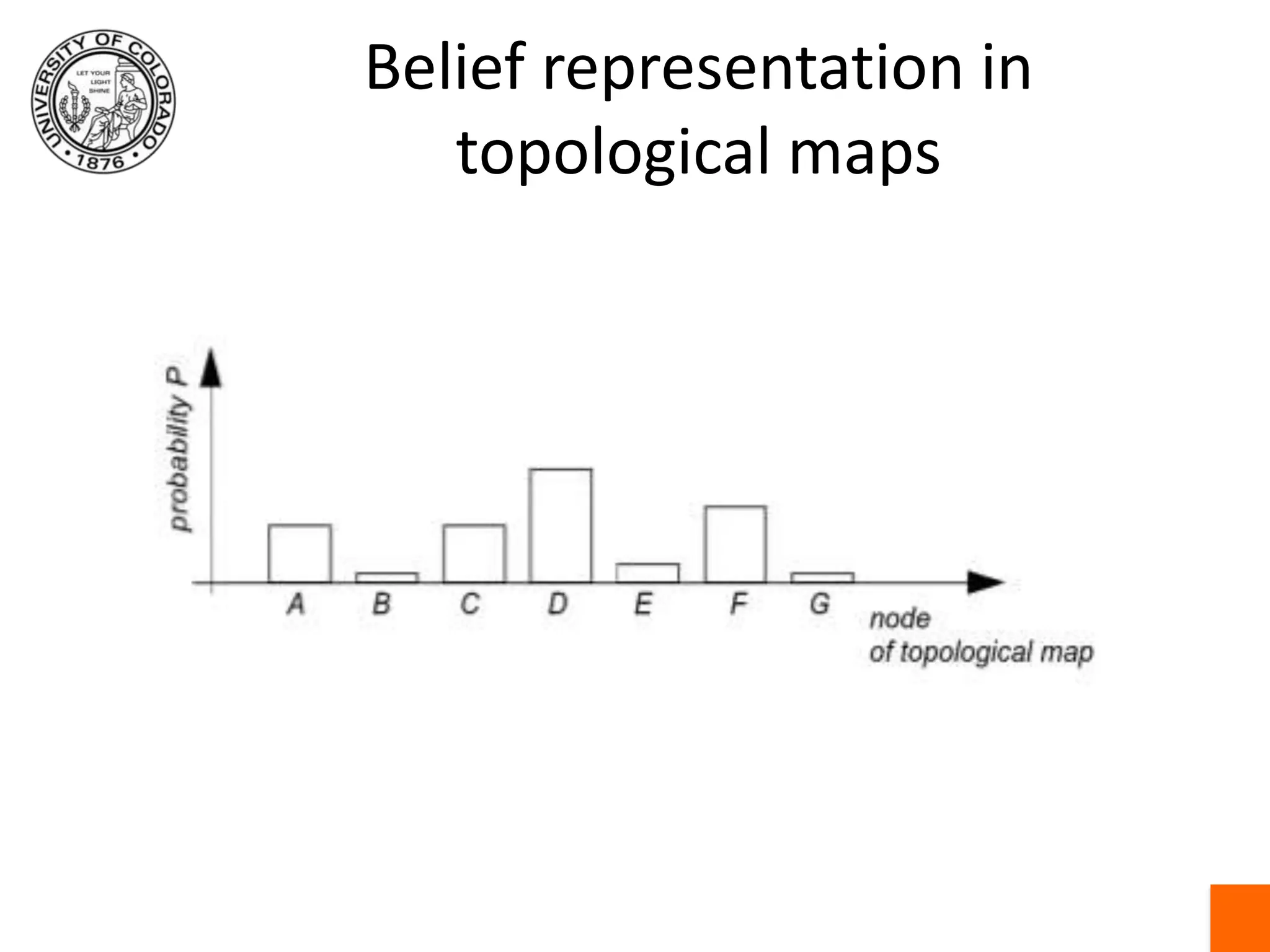 Belief representation in topological maps