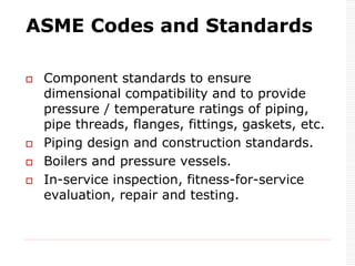 Comprehensive Overview of ASME Codes and Standards for Industrial ...