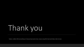 reliabilitas dan  validitas with spss 