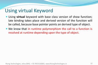 07. Virtual Functions | PPTX