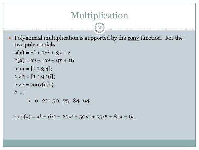 Polynomials and Curve Fitting in MATLAB