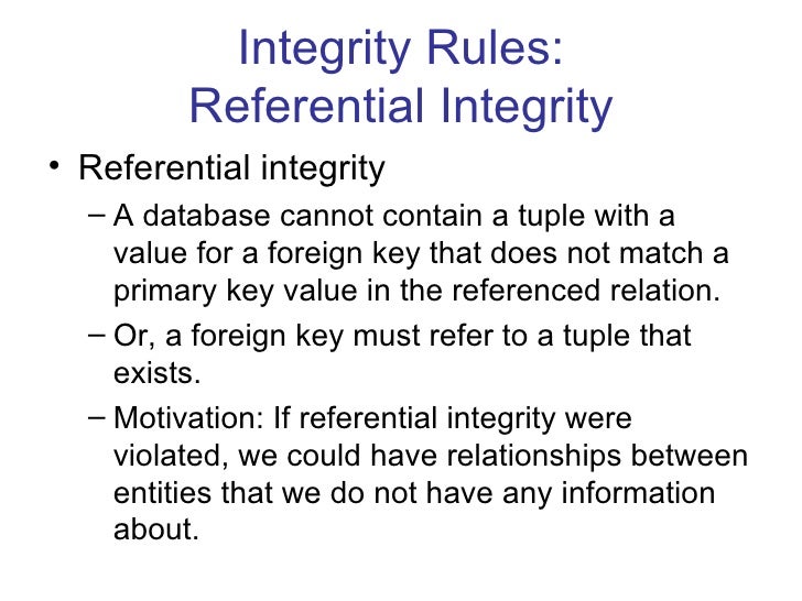 Lecture 07 relational database management system