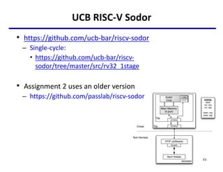 Risc V Sb Example lecture07_RISCV_Impl.pdflecture07_RISCV_Impl.pdf