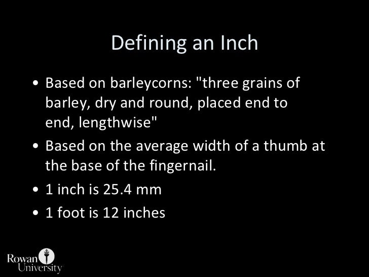 Shoe Size Measured In Barleycorns Shoe Size Measured In Barleycorns