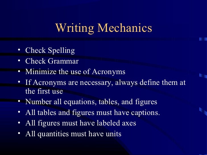 Mechanics in writing a paragraph image