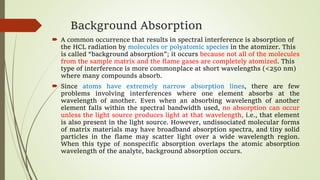 Lecture 08; spectral interferences and background absorption by Dr ...