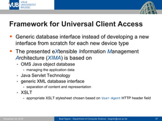XML and Related Technologies - Web Technologies (1019888BNR) Slide 37