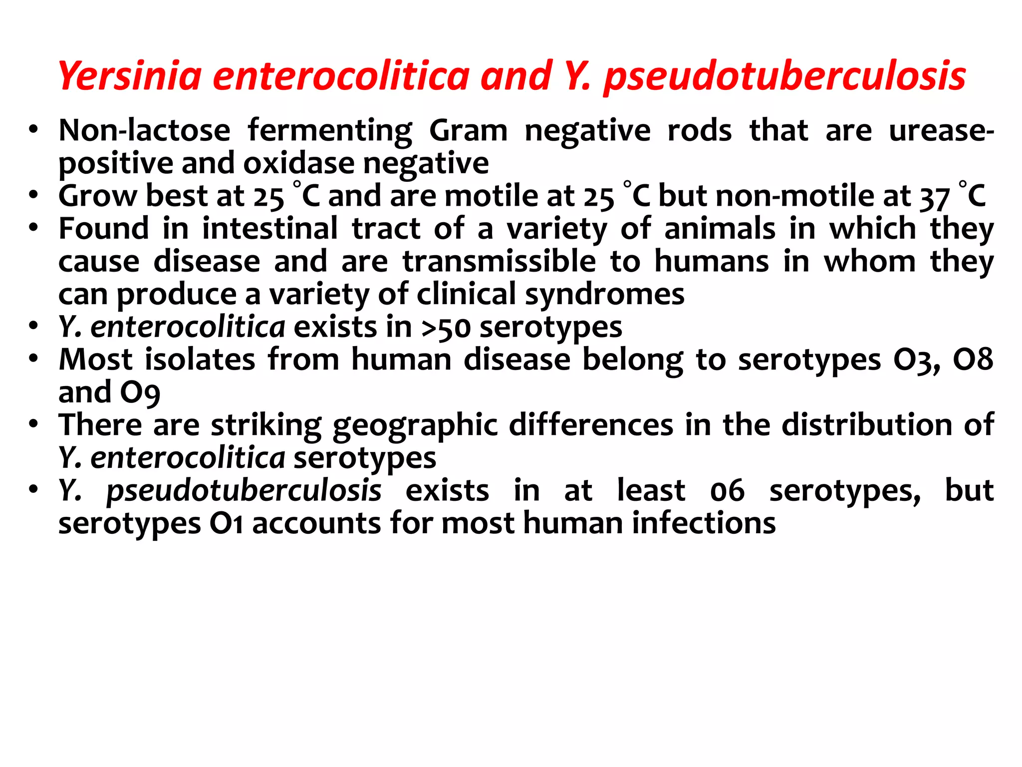 Urease Yersinia Genus Yersinia | PPTX
