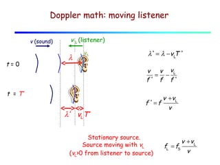 Lecture 09 interference for sound waves. beats. doppler effect | PPT