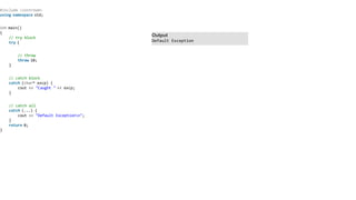 Lecture 09 Exception Handling(1 ) in c++.pptx