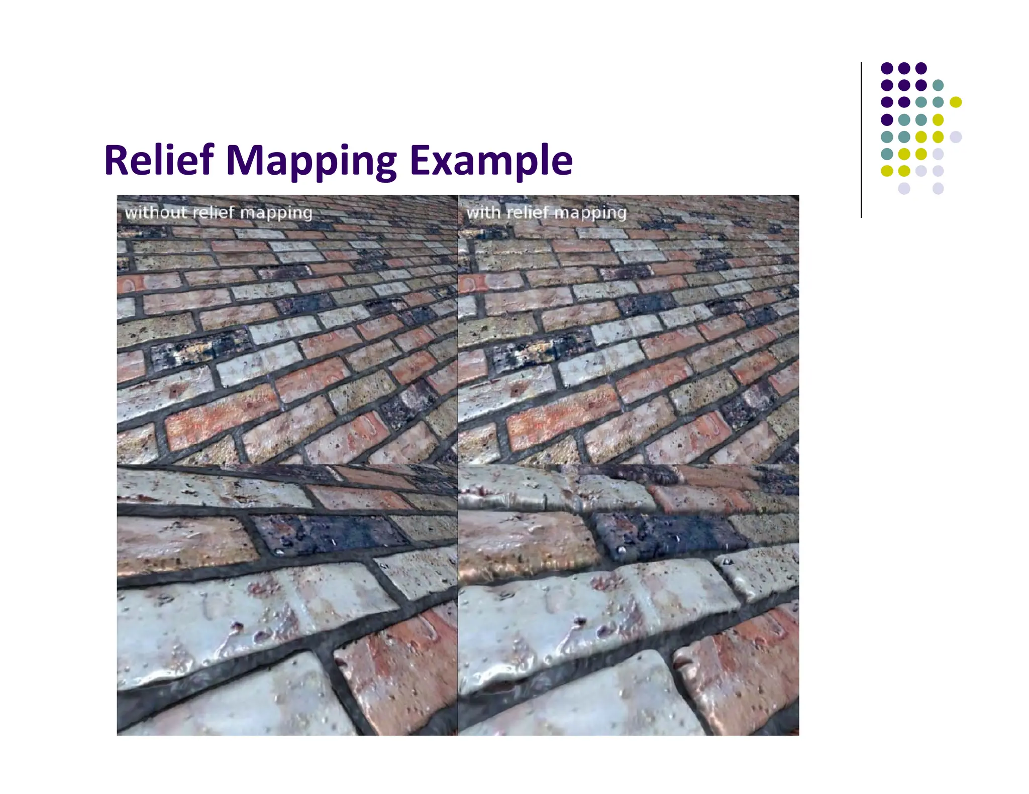Relief Mapping Example
 