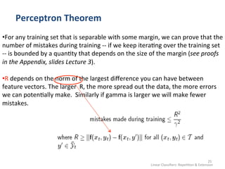 Lecture 9 Perceptron | PDF