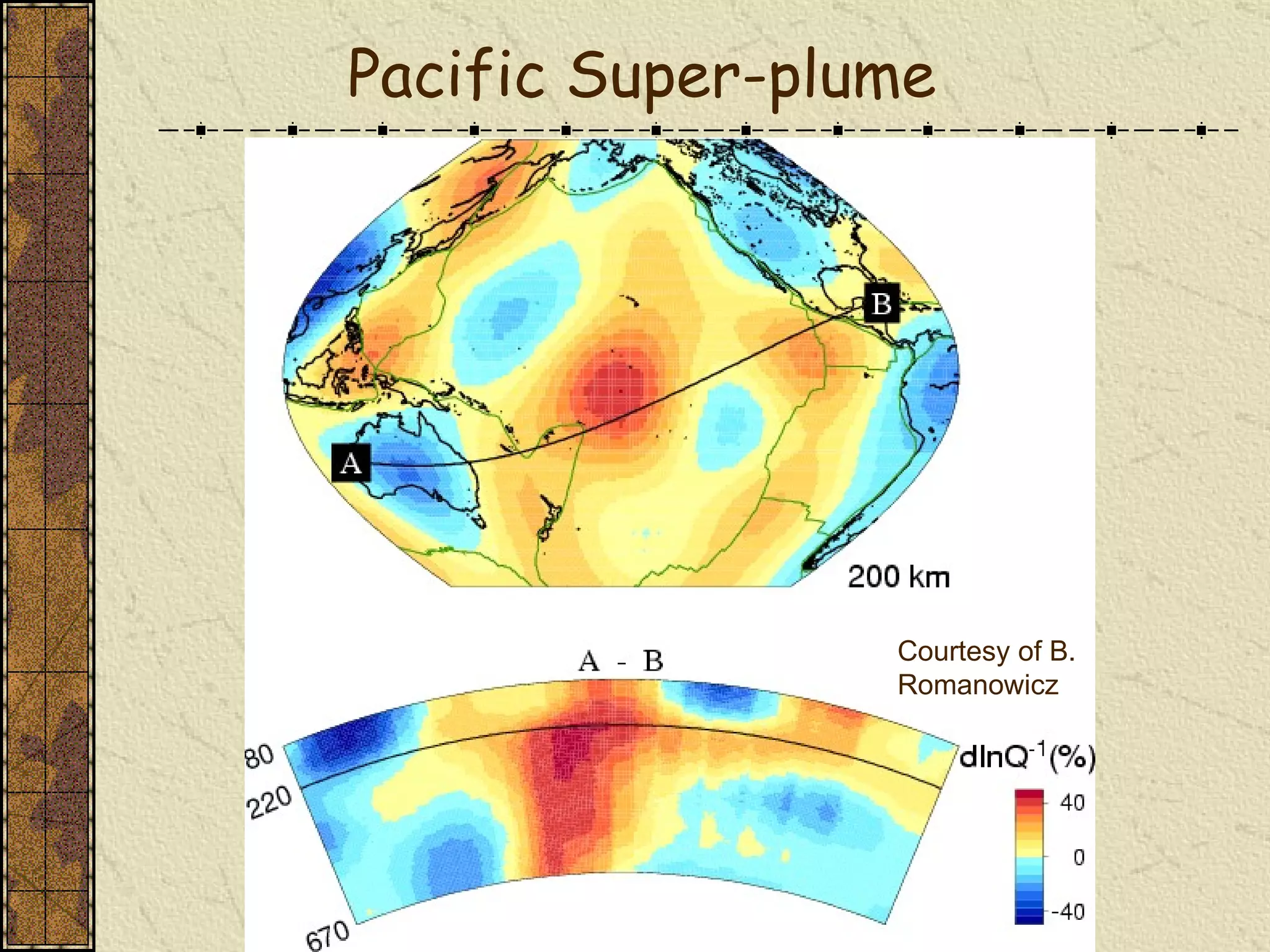 Pacific Super-plume Courtesy of B. Romanowicz 