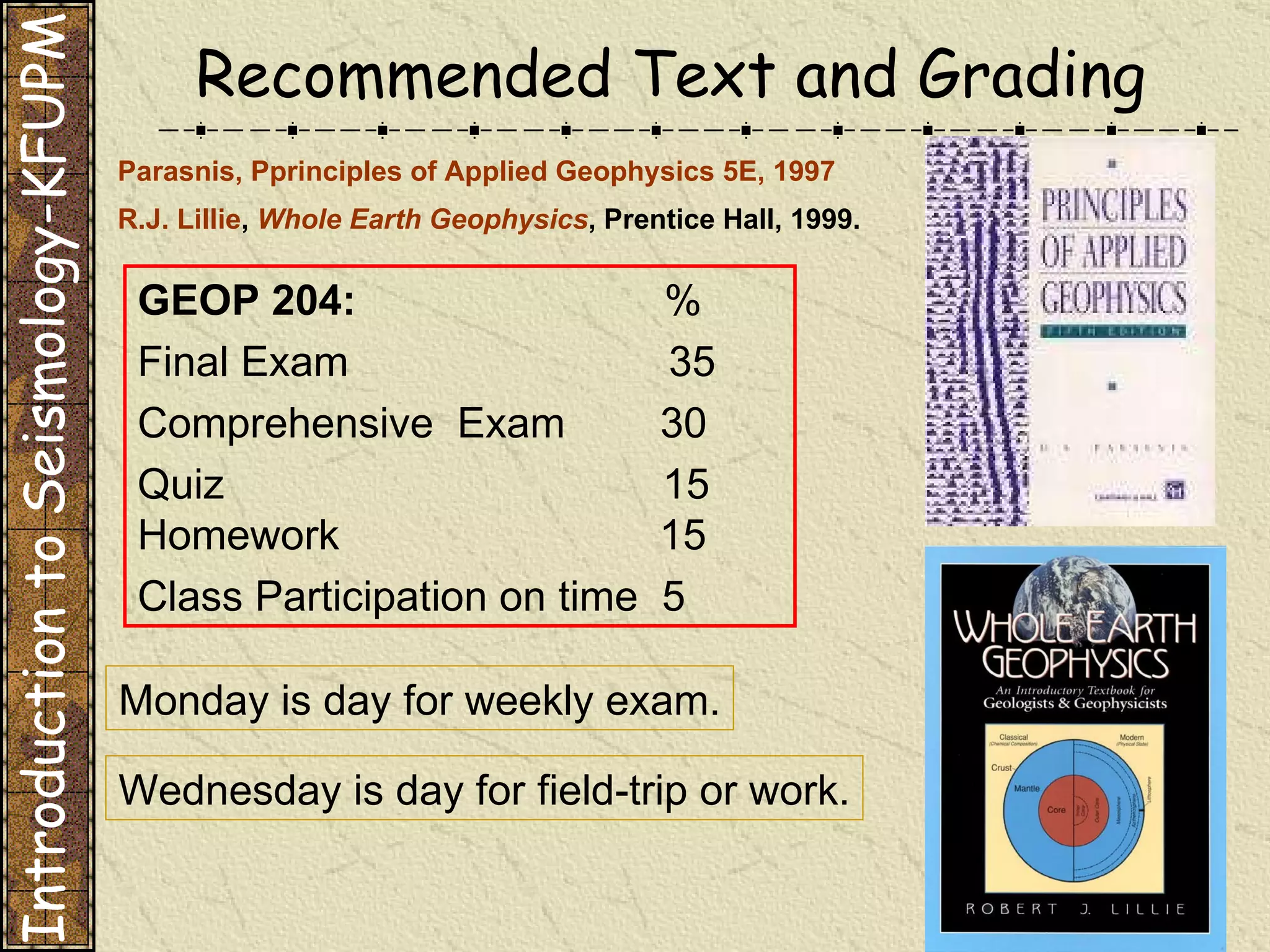 Geophysics Overview PPT geophysics-overview-ppt