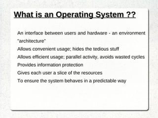 File , Group and user management  