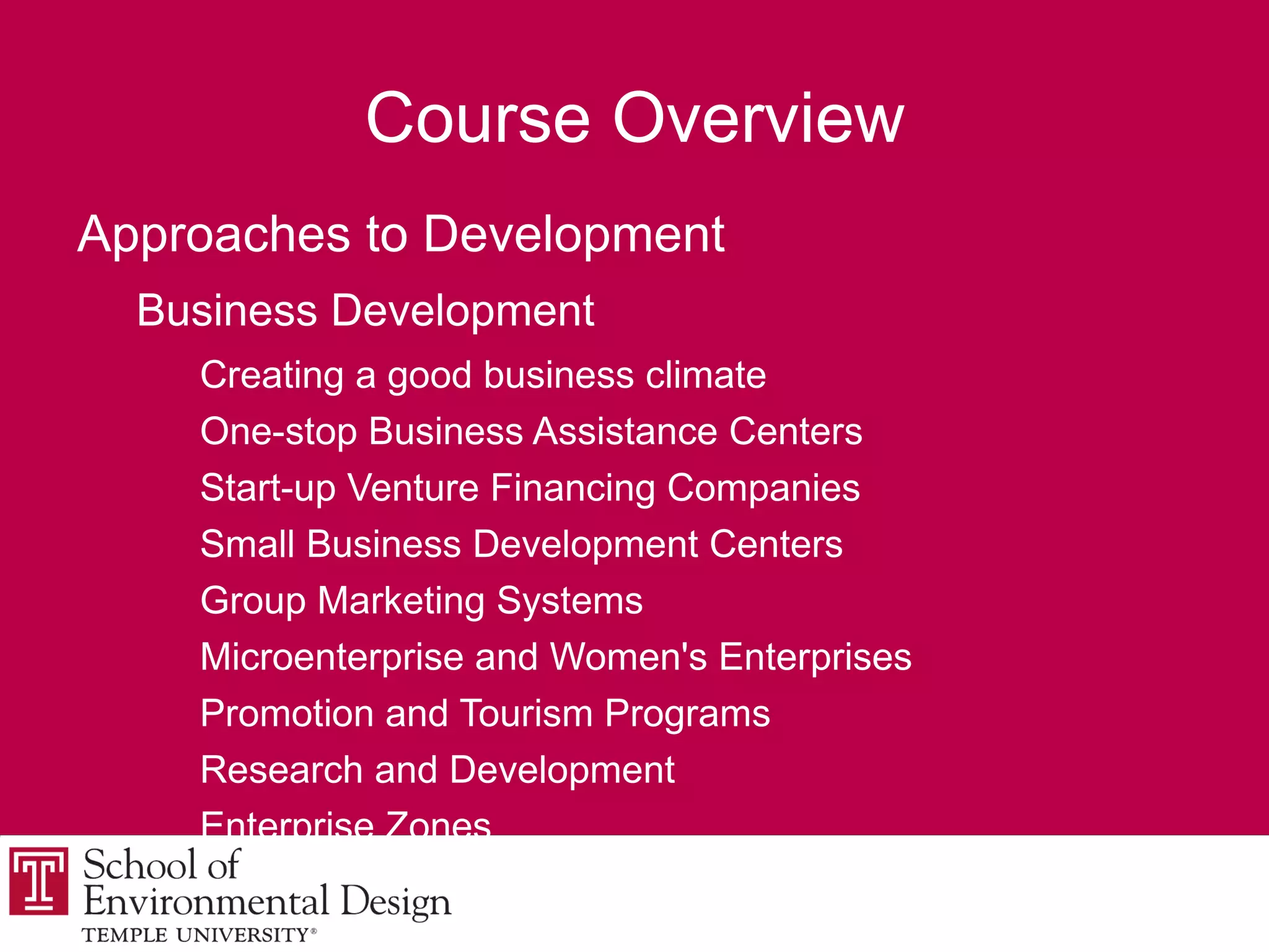 new interventions, instruments and policies. 