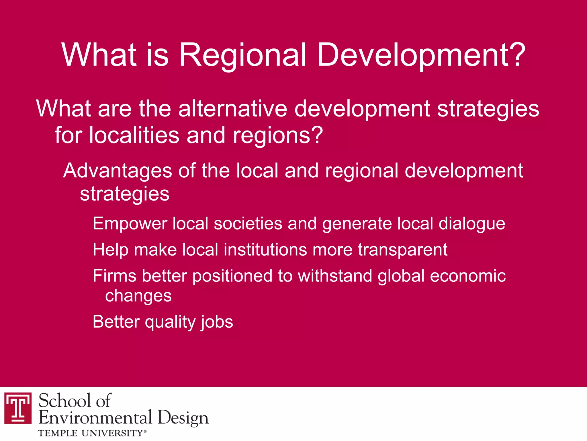 Shift-share analyses 