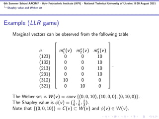 Cooperative Game Theory | PDF