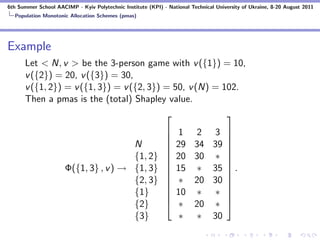 Cooperative Game Theory | PDF
