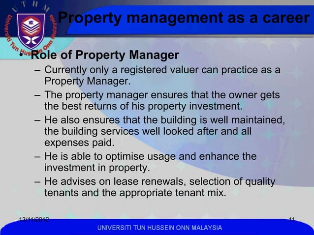 Introduction to Property Management | PPTX