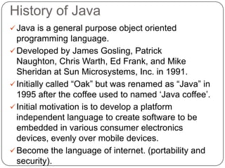 Java Lecture 1 | PPT