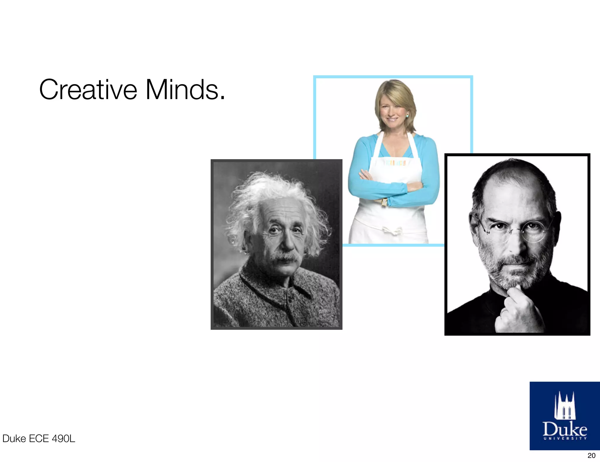 Where do ideas come from?
Duke ECE 490L
20
 