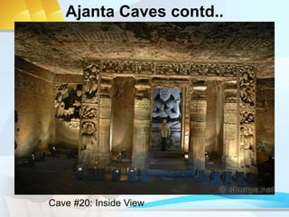 Ajanta Caves contd..
Cave #20: Inside View
 