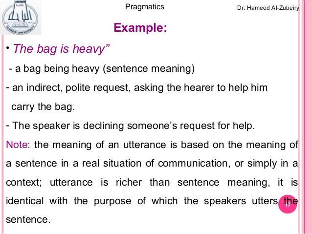 speaker in a sentence