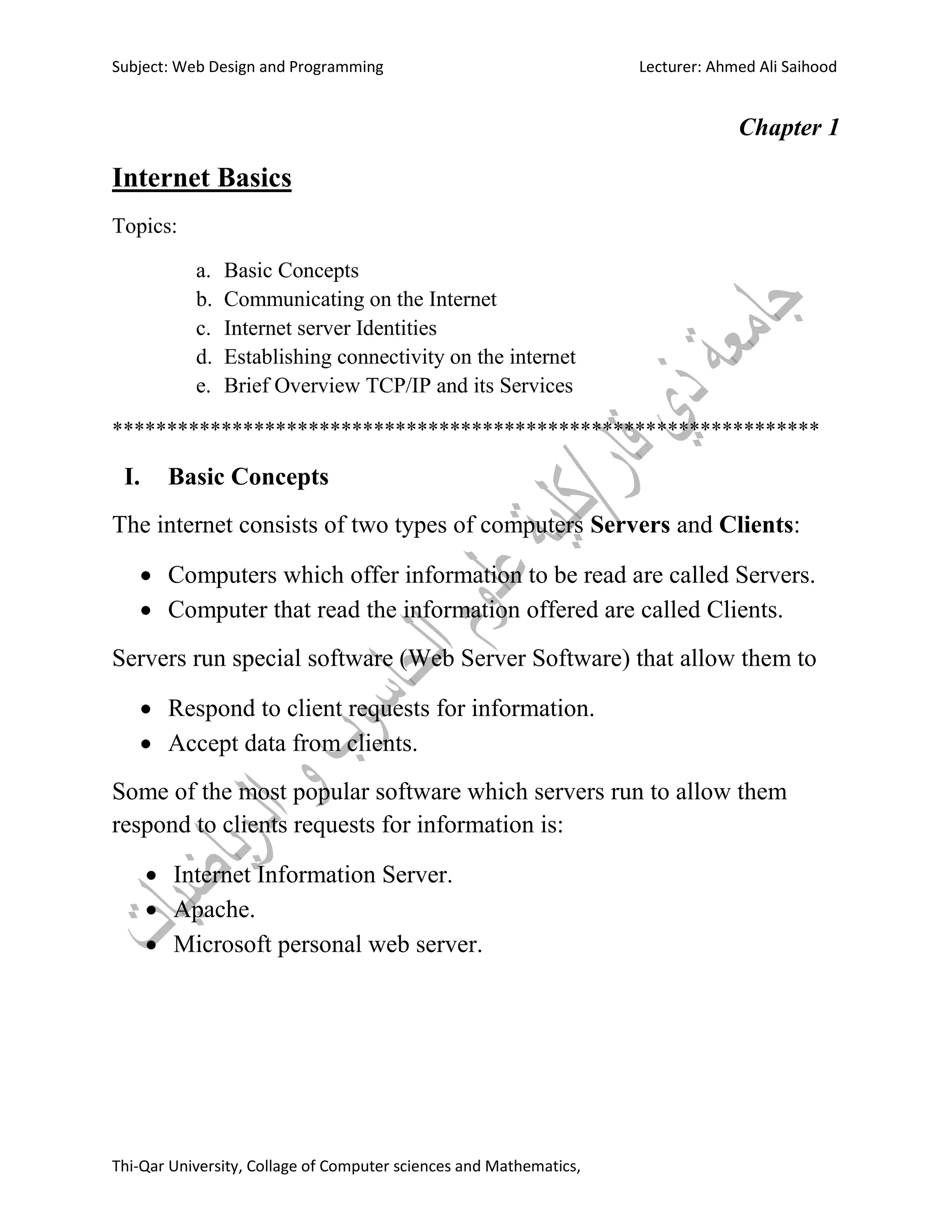 internet basics | PDF