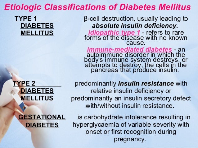 Diabetes Mellitus As A Metabolic Disorder