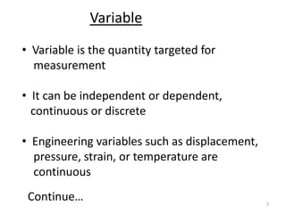 Engineering Variables Lecture 1 | PPTX