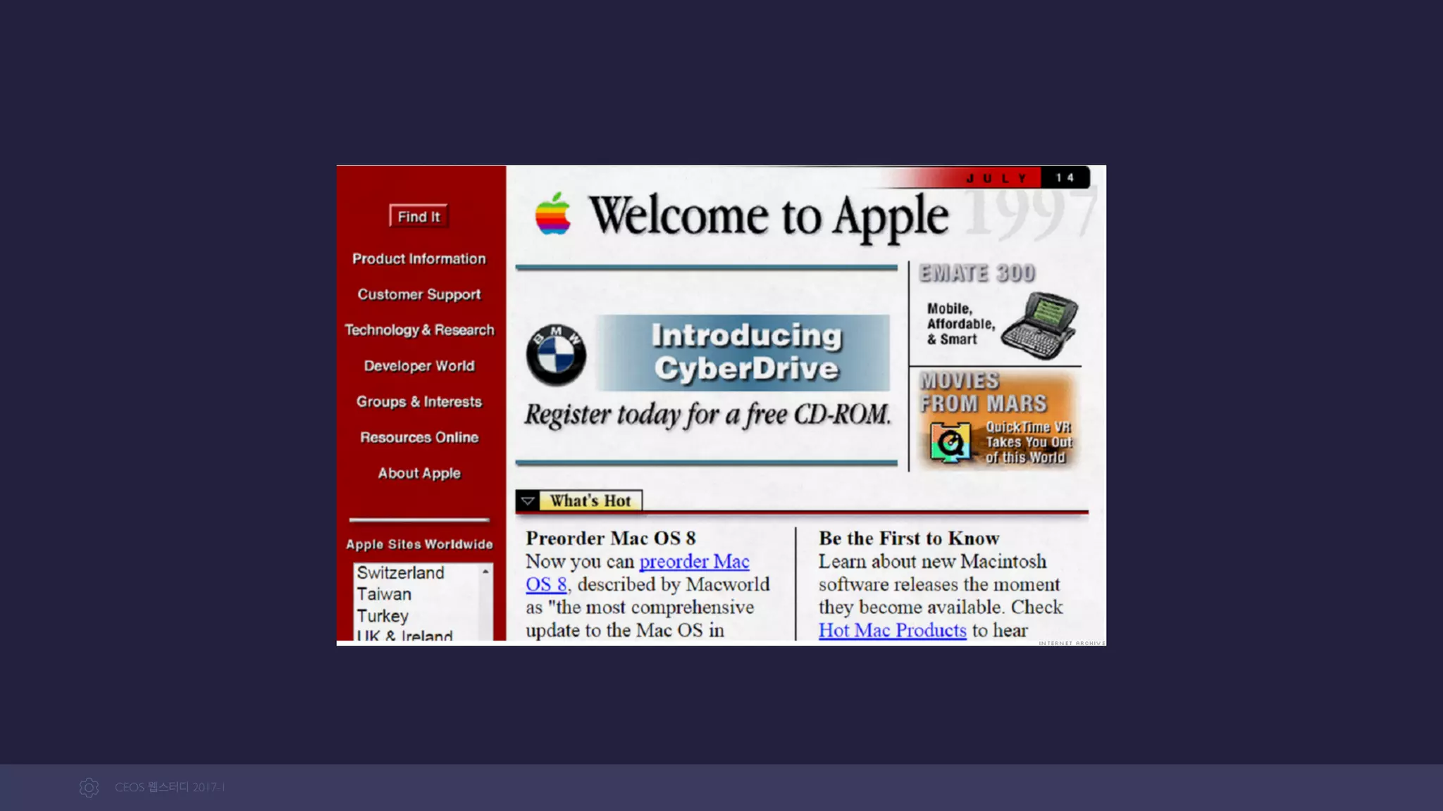 CEOS WEB-STUDY 2017-1
 