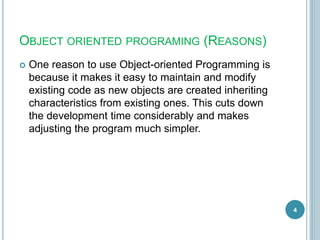 object oriented software engineering | PPT