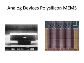 Analog Devices Polysilicon MEMS
 