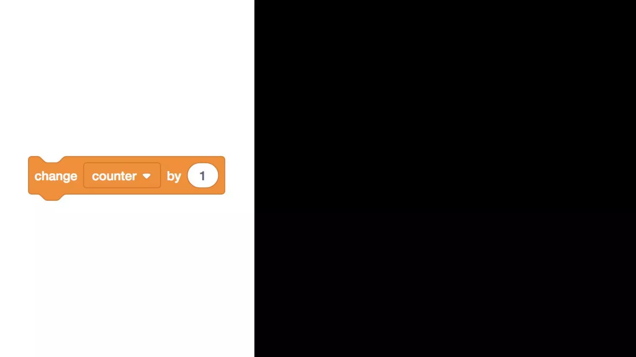 counter = counter + 1; 