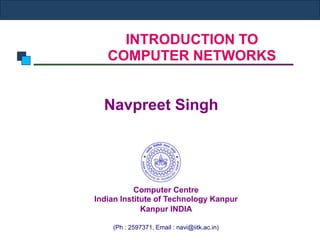 Introduction to computer networks | PPT | Computer Networking | Computing