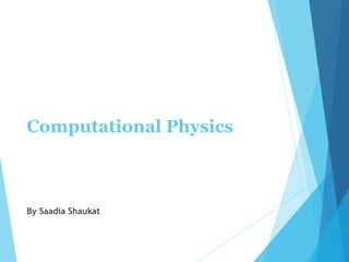 Compoutational Physics | PPT