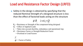 Lrfd Formulas Lecture 1.pdf steel structure | PDF