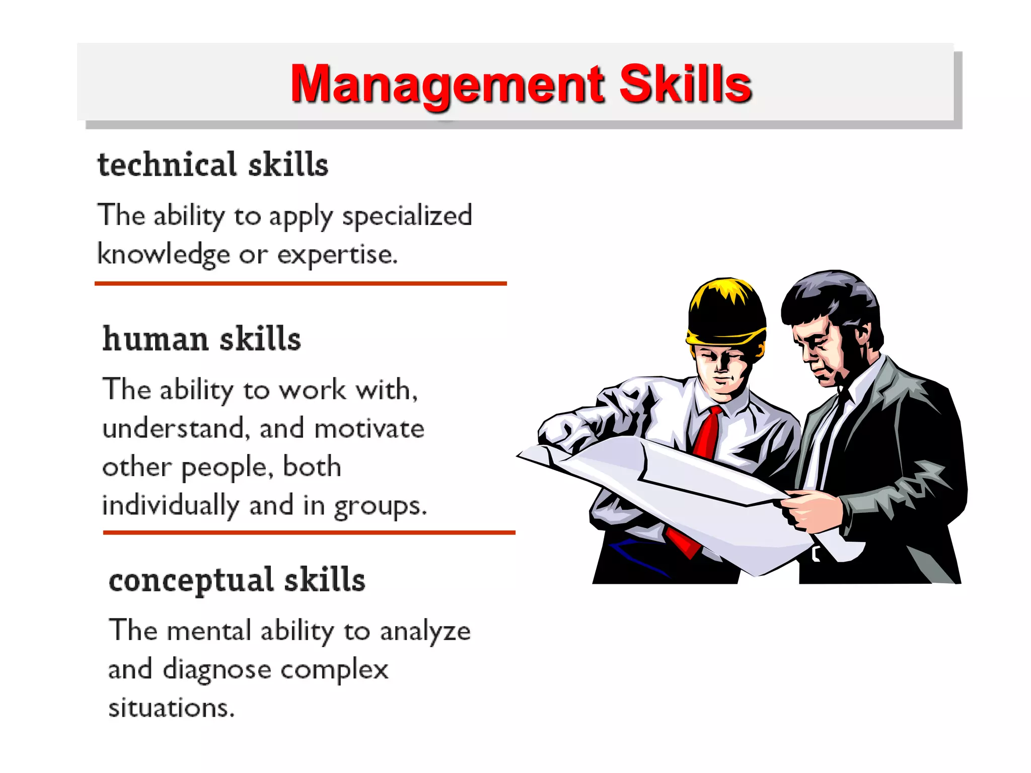 Management Skills
 