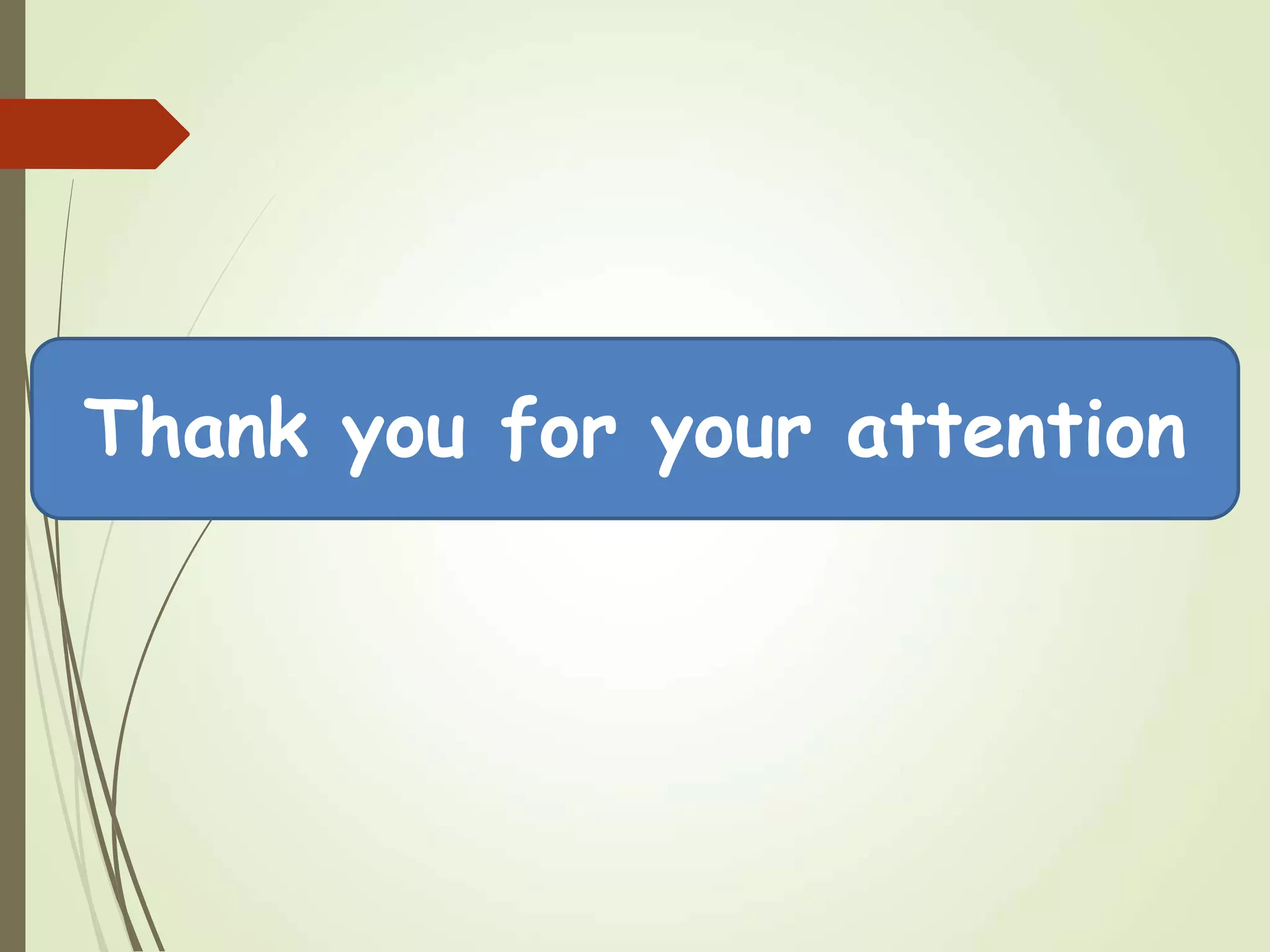 Thank you for your attention
 