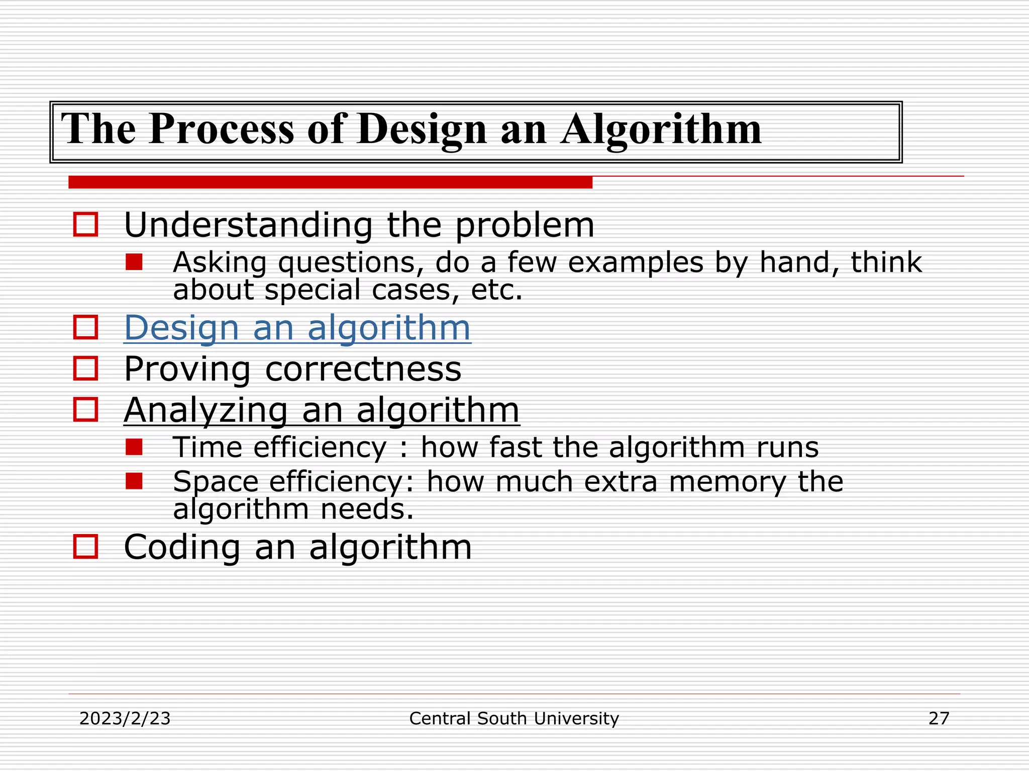 Algorithms | PPT