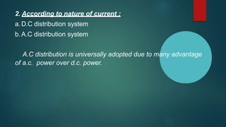 Electrical power distribution and utilization | PPTX