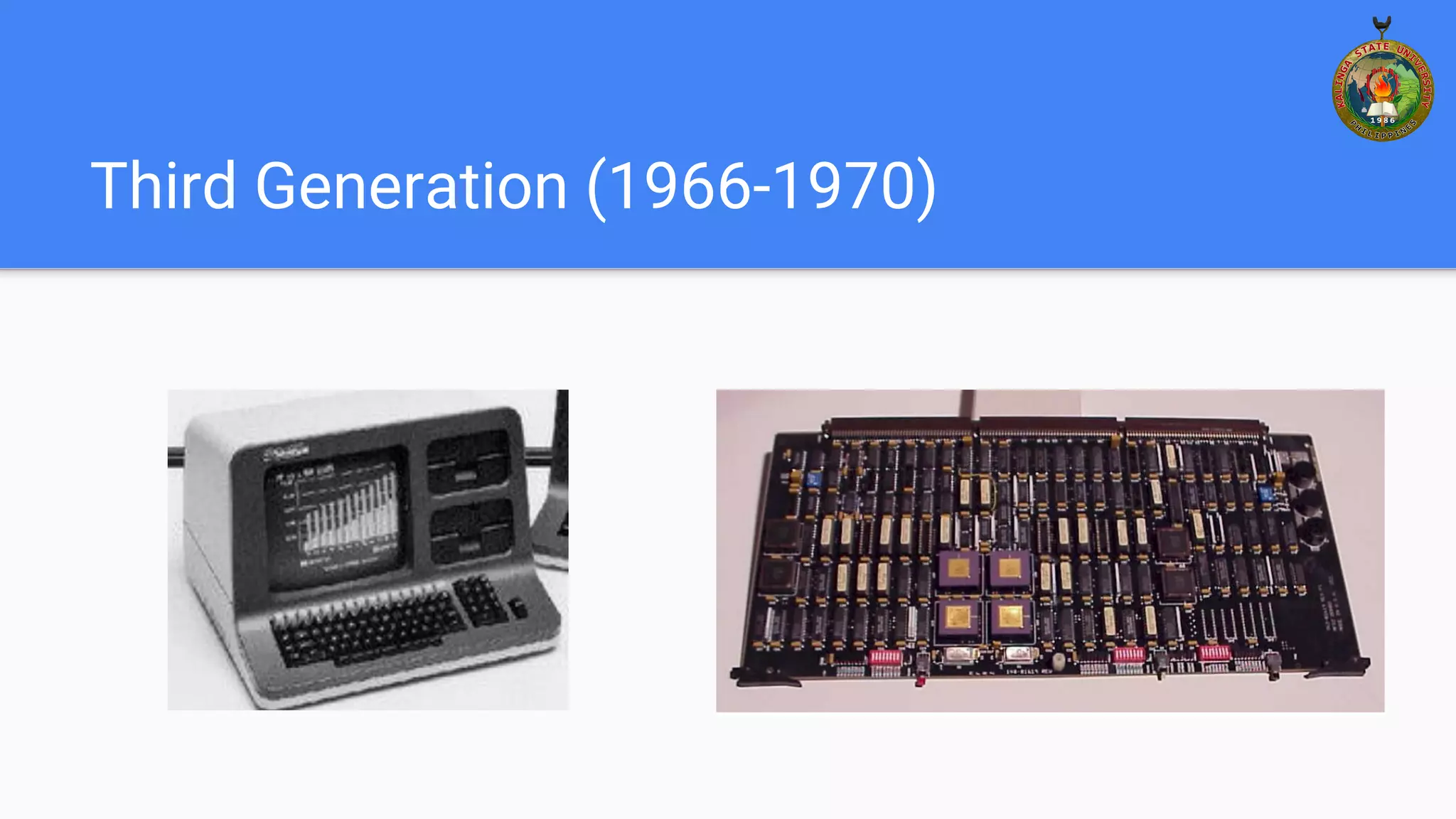 Third Generation (1966-1970)
 