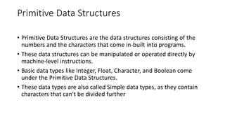 Lecture 1. Data Structure & Algorithm.pptx | Programming Languages ...