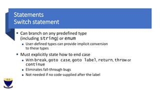 Introduction to c sharp | PPTX
