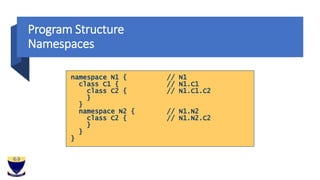Introduction to c sharp | PPTX