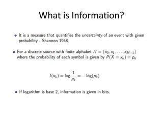 What is Information?
 