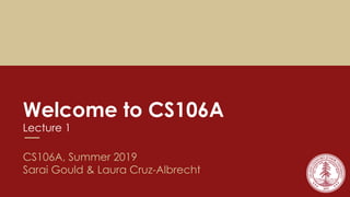 Lecture1 - CS106A - Programming Methodology | PDF