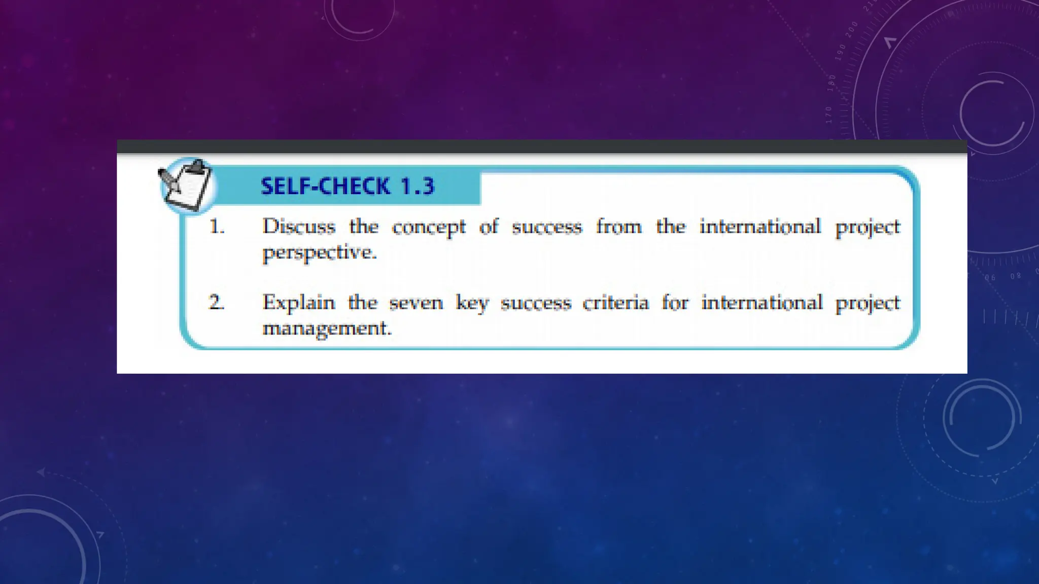 International Project Management - Core Concept and Theory of Projects