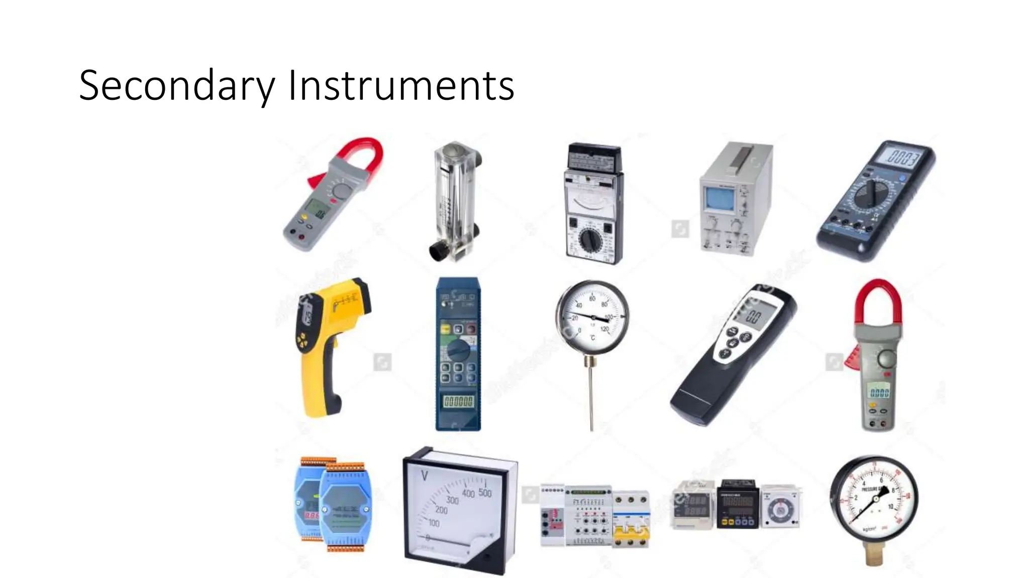 Secondary Instruments
 